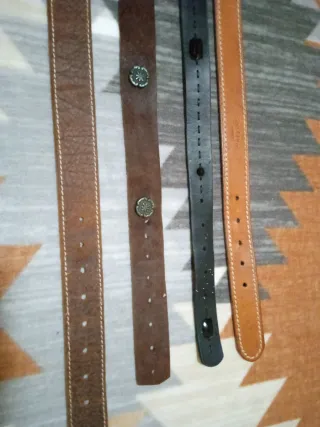 4 cinturones de piel Miguel Bellido