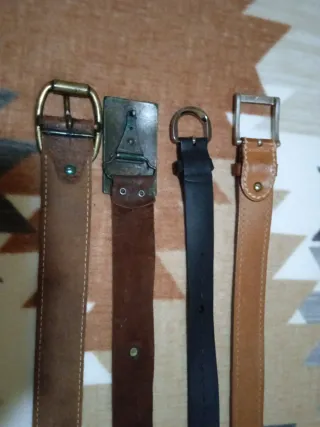 4 cinturones de piel Miguel Bellido