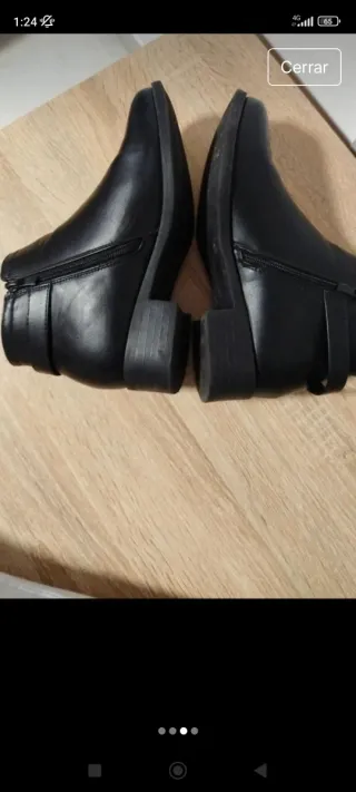 Botines negros mujer