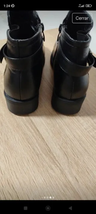 Botines negros mujer