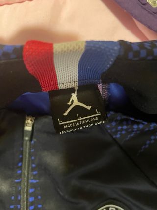 Sudadera PSG Nike Media Cremallera Azul Negra