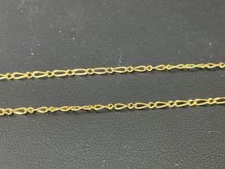 cadena oro 18k 32cm