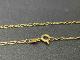 cadena oro 18k 32cm