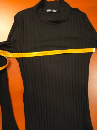 Abito longuette nero