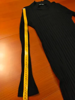 Abito longuette nero