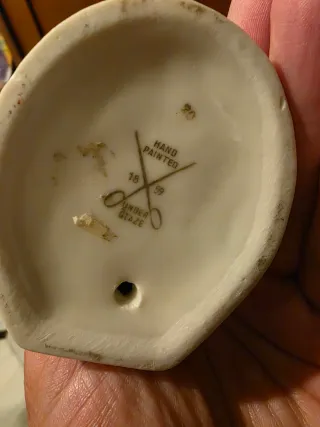 Figura de alta porcelana alemana albañil