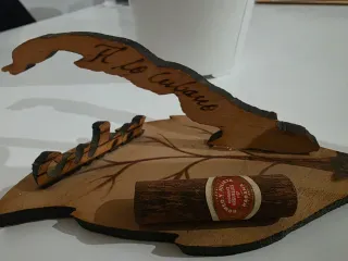 Figura decorativa souvenir A lo Cubano con puro