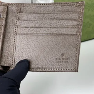 Cartera Gucci GG Beige y Marrón