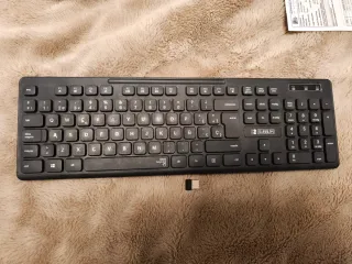 Teclado Inalámbrico SUBBLM Negro