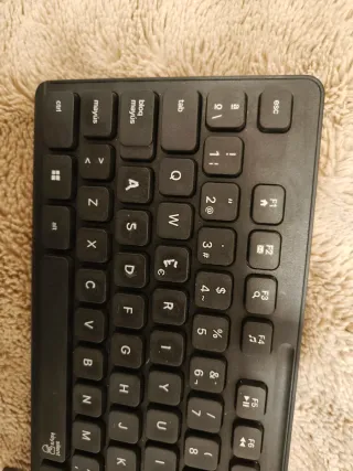 Teclado Inalámbrico SUBBLM Negro