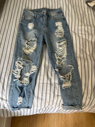 Jeans rotos azules