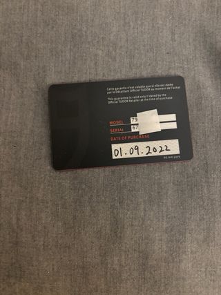 Reloj Tudor Black Bay Esfera Negra