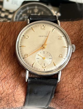 Reloj Certina Cuerda Manual Vintage Años 30-40