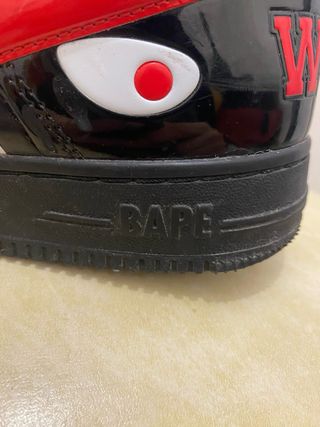 Bape Sta Shark Low Negras