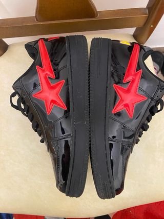 Bape Sta Shark Low Negras