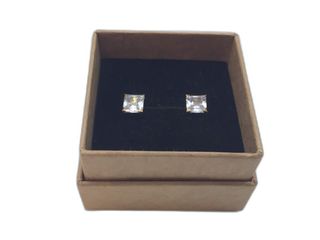 pendientes oro 18k con piedra