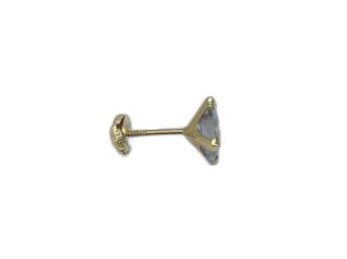 pendientes oro 18k con piedra