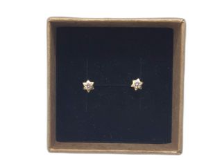 pendientes oro 18k con piedra