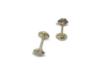 pendientes oro 18k con piedra