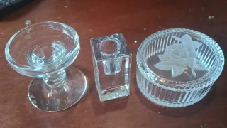 Scatolina Cristal d' Arques: 2 portacandele