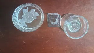 Scatolina Cristal d' Arques: 2 portacandele