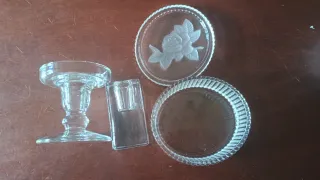 Scatolina Cristal d' Arques: 2 portacandele