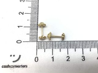 pendientes oro 18k con piedra