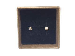 pendientes oro 18k con piedra