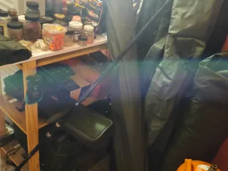 Caña de pescar y accesorios