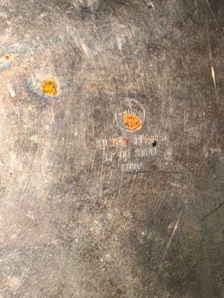 Bandeja Vintage Bañada en Plata