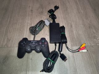 Sony PSTWO Slim + Mando + Cables PS2 FUNCIONANDO