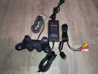 Sony PSTWO Slim + Mando + Cables PS2 FUNCIONANDO