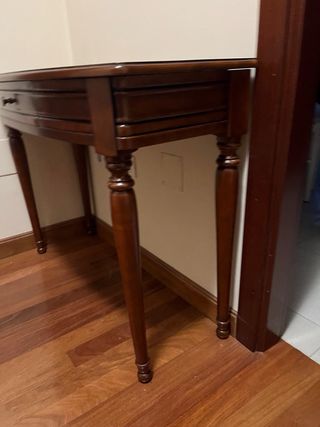 Mueble recibidor de madera