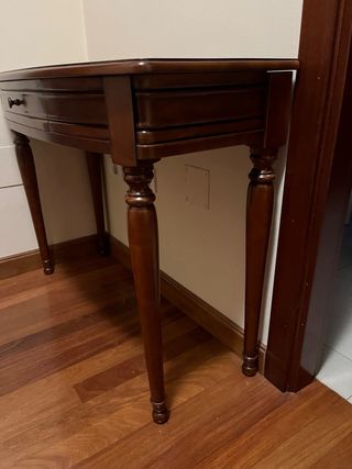 Mueble recibidor de madera