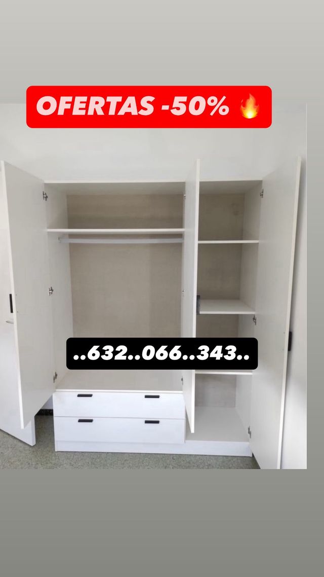 ARMARIO  ARMARIO 4 PUERTAS 3 Y 2 P ARMARIO ARMARIO