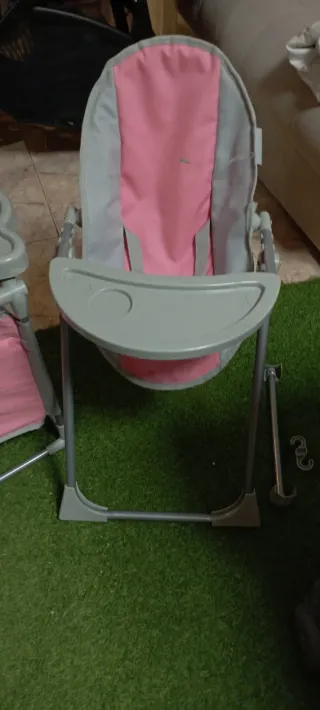 Set juego símbolico Cuna cochecito y mecedora