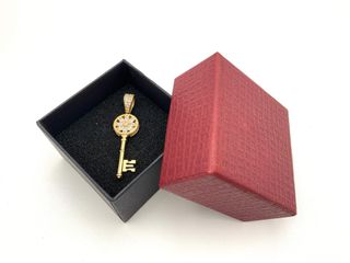 colgante oro 18k con circonita