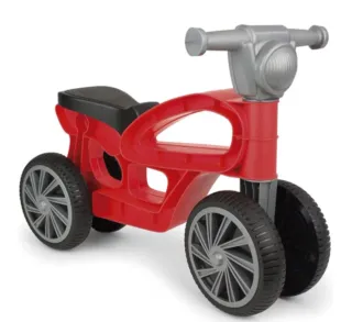 Moto correpasillos infantil roja