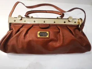 Bolso Cuero Argentino Mercau Marrón