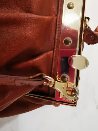 Bolso Cuero Argentino Mercau Marrón