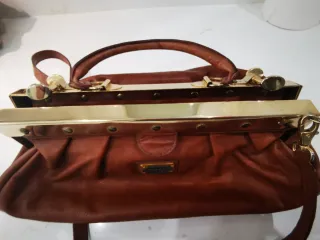 Bolso Cuero Argentino Mercau Marrón