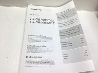 amplificador home cinema onkyo tx-sr600e(b)