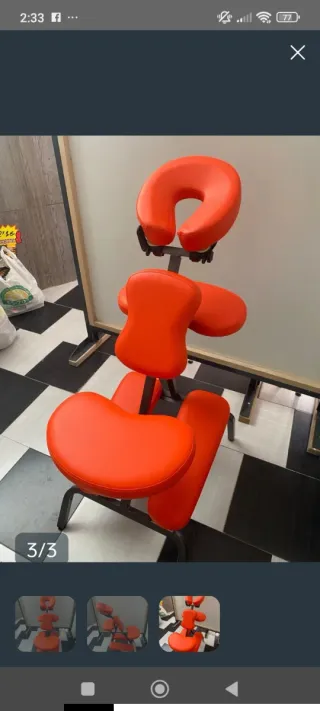 Silla de masaje . Tatuajes . Estética. Madeterapia