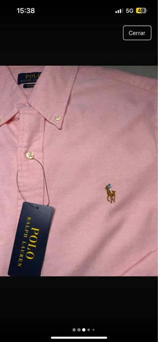 Camisa Polo Ralph Lauren Rosa