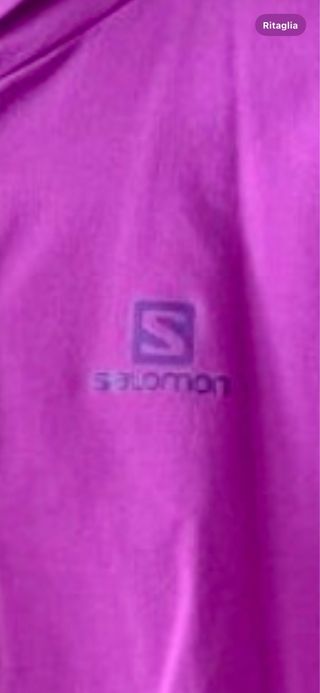 Giacca Salomon Viola e Rosa reversibile