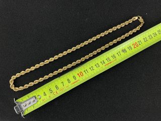 cadena oro 18k 24cm