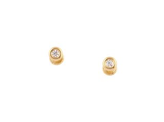 pendientes oro 18k con piedra