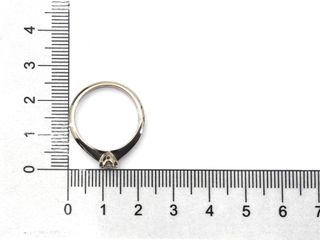 sortija oro 18k con piedra con diamante