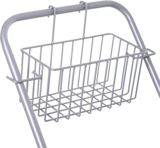 Carro de Limpieza Profesional Con Cesto Suspendido, Estante, Cubo de 25L para Lavado de Suelos Con Escurridor, Carro Multiusos Con Gancho para Hotel, Albergue y Restaurante, 72X49.5X95 Cm, Azul