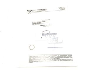sortija oro 18k con piedra con diamante